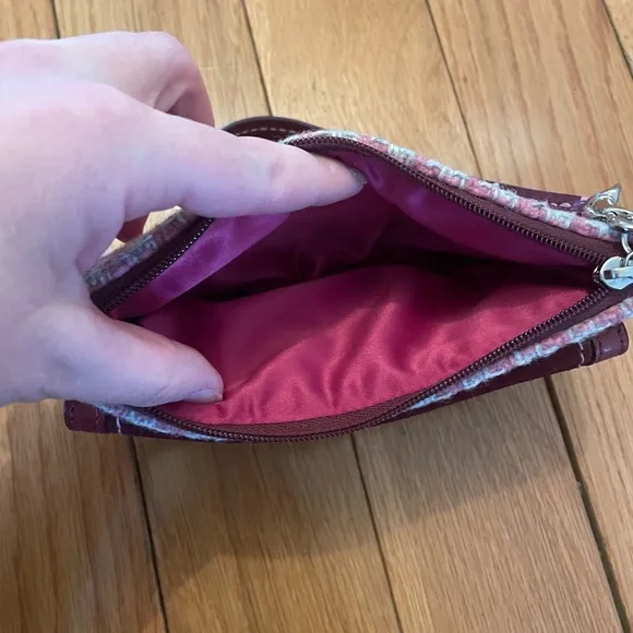 Coach Stylish Pink and Red Women's Wristlet - Picture 2 of 5